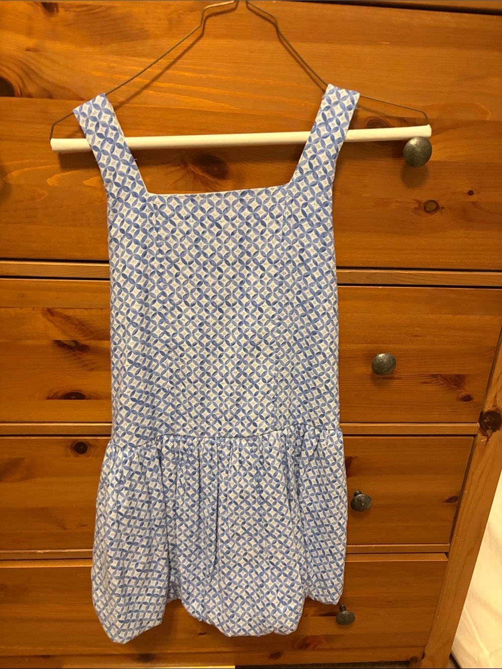 Abercrombie & Fitch Blue and White Printed Girls' Sundress